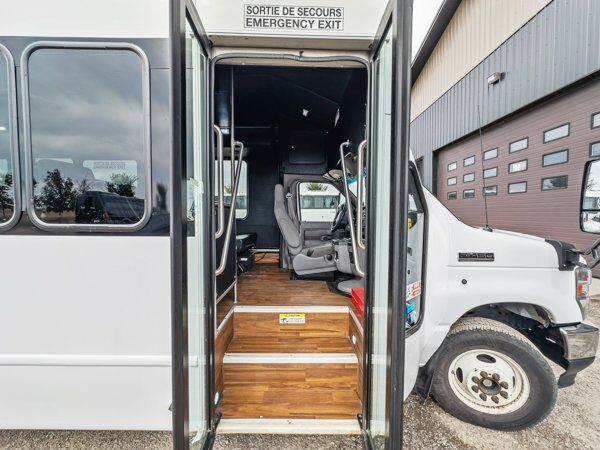 Ford E450 Shuttle Bus entrance
